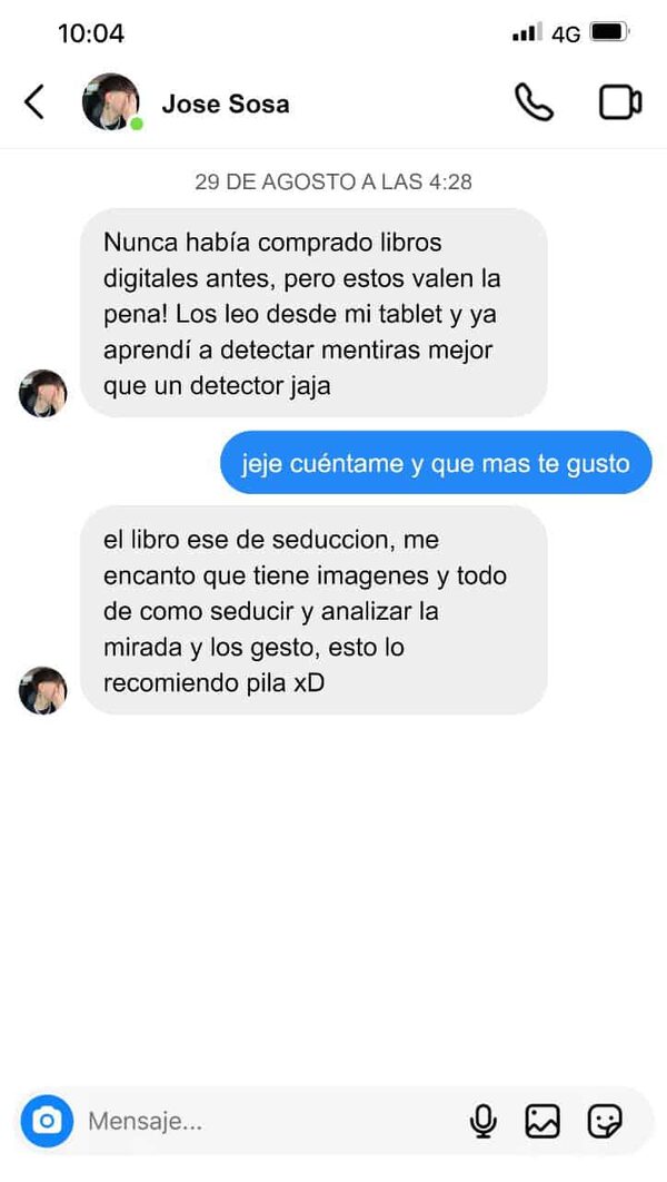 Testimonio real de un lector
